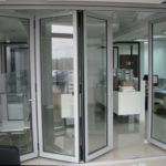 Складная алюминиевая дверь GFTD587